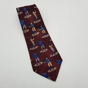 Thinking of You Golfer MEns NEck Tie Golf Knickers
